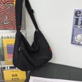 thumbnail image 4 of Bolsa bandolera vintage de hombro coreano de moda callejera (Negro), 4 of 6