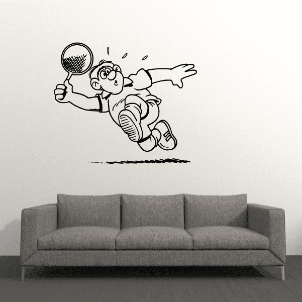 Tennis Wall Decal Vinyl Decal Car Decal Bl014 36 Inches