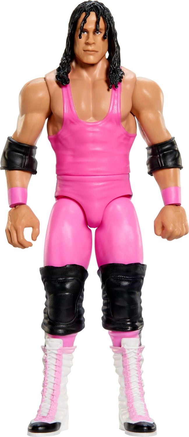 WWE Bret “Hit Man” Hart Action Figure - Series #146, 6-inch Collectible Superstar with Articulation & Life-Like Look