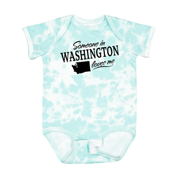Inktastic Someone in Washington Loves Me Boys or Girls Baby Bodysuit