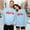 Light Blue, variant on Sweatshirt for Couples Mens Sweatshirt Husband and Wife Matching Outfits Mens Sweatshirts Crewneck Lover Long Sleeve Sweater for Valentines Day Holiday Sweatshirts for Women