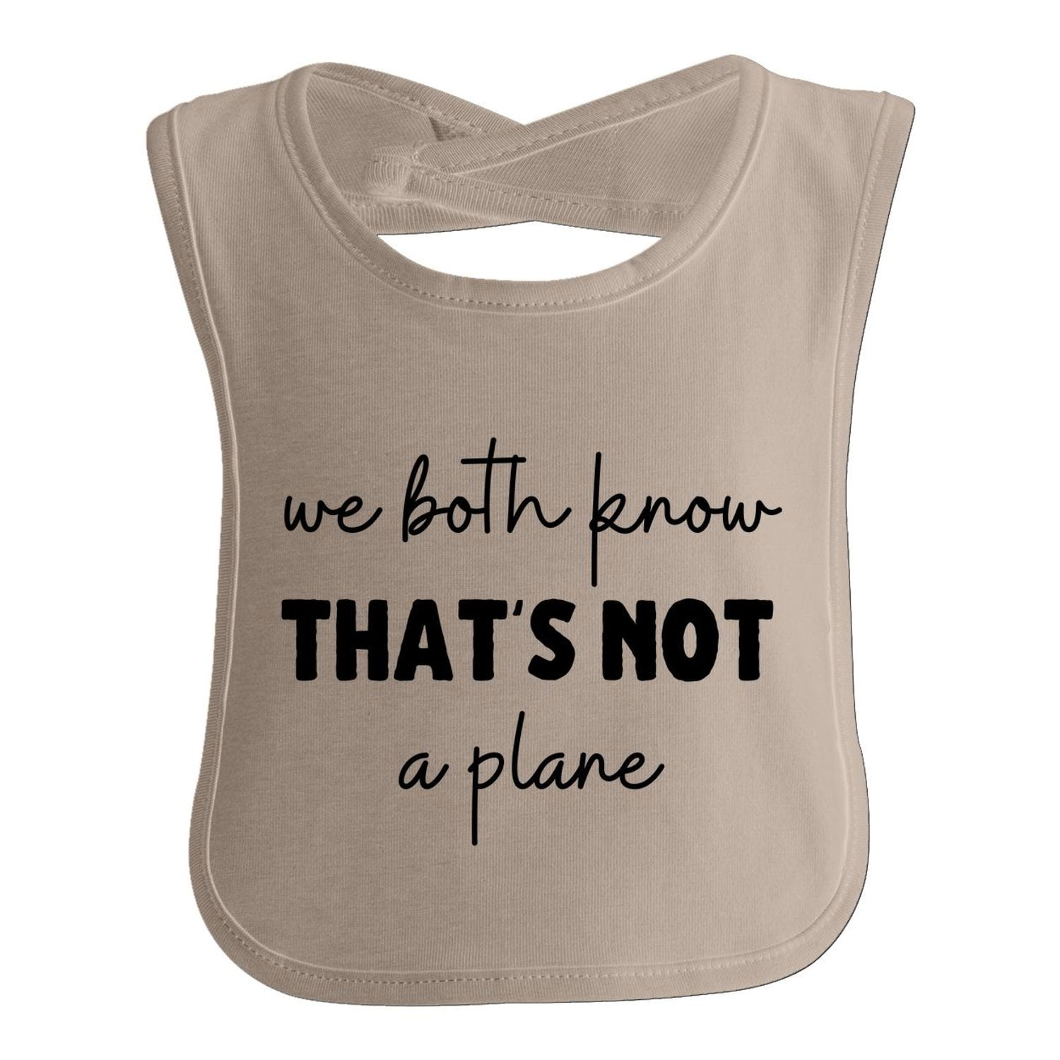 We Both Know That'S Not A Plane, Funny Baby Bib - Walmart.com