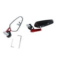 thumbnail image 1 of 360 Rotatable Motorcycle Rear View Mirror, Motorcycle Mirrors, Clear Vision Smooth Glass, Universal Handlebar Side Mirror with Upgraded Anti Vibration, for Most Motorcycles, 1 of 7