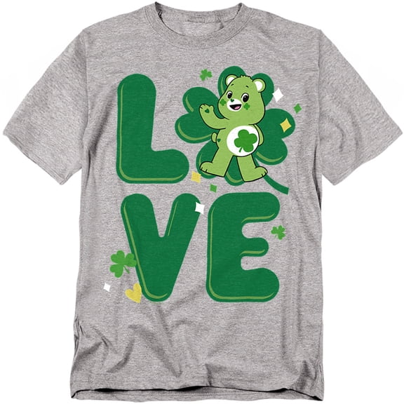 Care Bears: Unlock The Magic T-Shirt Good Luck Bear Love St. Patrick'S Day Unisex Graphic Tee for Men & Women