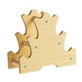 thumbnail image 3 of amagogo Dumbbell Rack Compact 3 Tier Wood Brown Space Saving Weight Rack for Fitness S, 3 of 10
