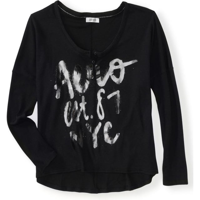 Suéter Térmico Aeropostale Mujer Aero Est. 87 Nyc Negro Pequeño