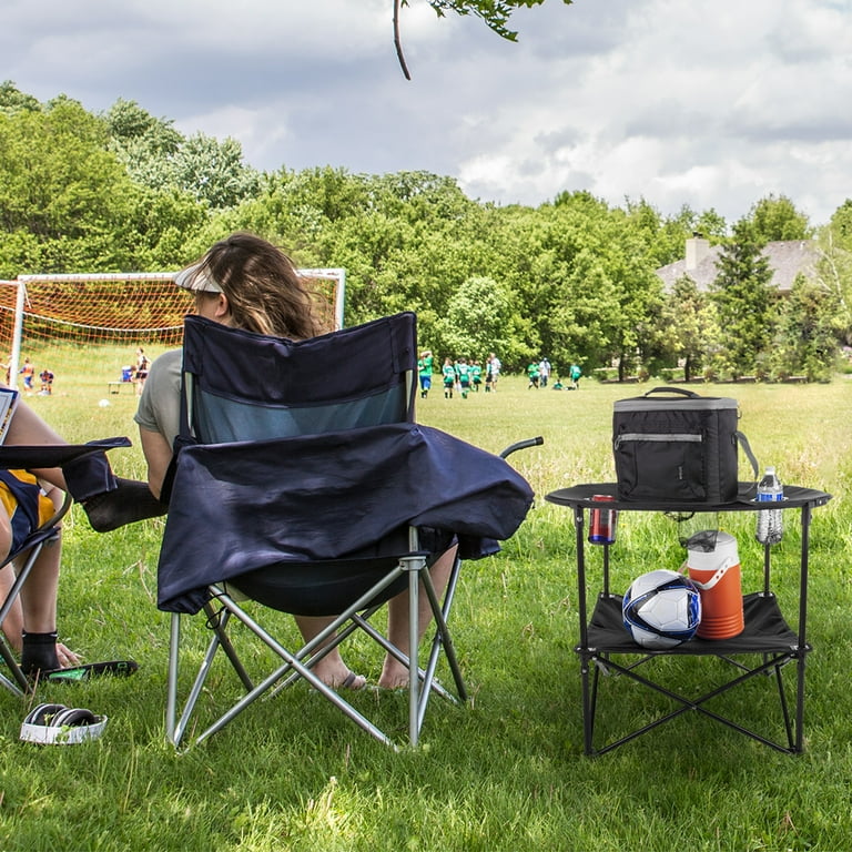 テーブル・チェア・ハンモック Coleman SLIM 4-FOLDING BBQ TABLE Wakeman Outdoors Lightweight Camping Table with 4 Cupholders