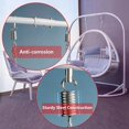thumbnail image 3 of HLONK Chaise Hamac Robuste Ressort Balançoires de Porche Capacité de Poids 1433 lb pour Chaises Hamac Suspendues et Balançoires de Porche Sac Lourd (2 Pcs), 3 of 5