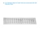 thumbnail image 4 of Cubierta de Ventilación Uxcell 12 x 4" Pantalla de Aleación de Aluminio Cubierta de Ventilación HVAC Rejilla con Persiana para Cocina Baño Pared Techo, 4 of 7