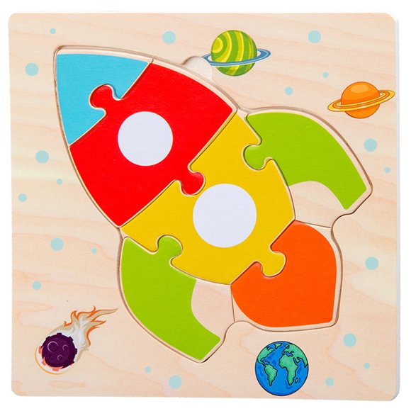 Baby Toys Wooden Puzzle Cute Cartoon Animal Intelligence Kids Educational Brain Teaser Tangram Children Jigsaw Gifts