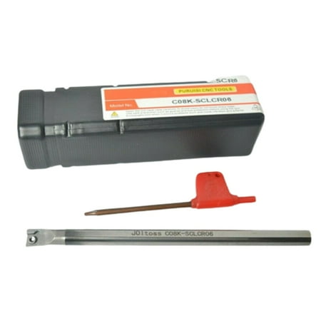 

LIKEM For CCMT0602 C08K-SCLCR06 Solid-Carbide Lathe Inner Turning Tool Boring Bar Part