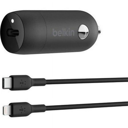 Belkin CCA004BT1MBKB5 30W USB-C Car Charger Plus Cable