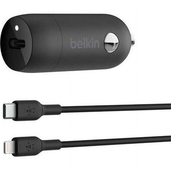 Belkin CCA004BT1MBKB5 30W USB-C Car Charger Plus Cable