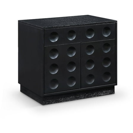 Meridian Furniture Compass Black Night Stand