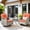 Coarse Orange Red, variant on XIZZI 11 Pieces Outdoor Patio Furniture Set All-Weather Wicker Conversation Set Rattan Outside Sectional Sofa with Fire Pit Table & Swivel Rocking Chairs for Garden, Beige