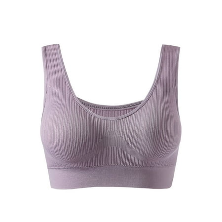 

CAICJ98 Lingerie For Women Bra for Women Support Seamless Full Coverage Non Padded Everyday Plus Size Grey M