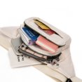 thumbnail image 4 of Riñonera DAITET, correa ajustable grande de color blanco crema, 4 of 5
