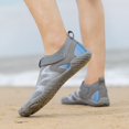 thumbnail image 2 of Dakaela Water Shoes for Men Women Swim Beach Hiking Barefoot Socks Quick Dry Aqua Sneakers Grey 8, 2 of 7