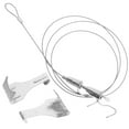 thumbnail image 2 of Masteelf 4 pcs  Heavy Duty Picture Hanging Wire Kit Supports Picture Frame Hanging Kit Stainless Steel Wire Rope For Hanging Artwork Mirrors Paintings, 2 of 8