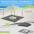 thumbnail image 5 of EAGLE PEAK 13 x 13 ft Pop-up Outdoor Canopy Auto Extending Eaves (169 Sqft of Shade) Gray, 5 of 10
