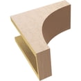 thumbnail image 6 of 6"W x 12"D x 12"H Classic Huntington Rough Cedar Woodgrain TimberThane Corbel, Primed Tan, 6 of 6