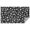 Black Christmas Snowflake, variant on Blue Christmas Candy Cane Pattern Rectangle Tablecloth 60"x84",Waterproof Polyester Rectangle Table Cloth, Wipeable Spillproof Polyester Tablecloth for Dining, Camping, Indoor and Outdoor