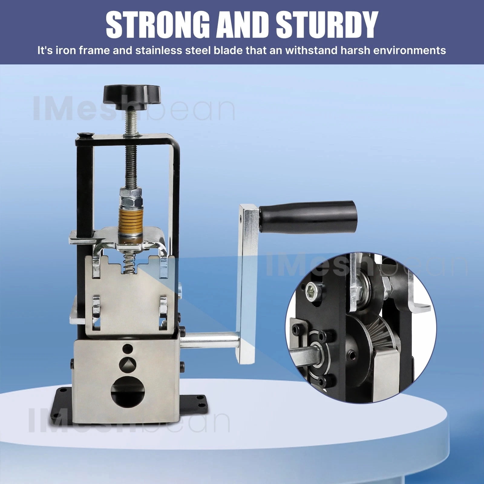 iMeshbean Electric & Manual Wire Stripping Machine Cable Cutter Copper Peeling Stripper US