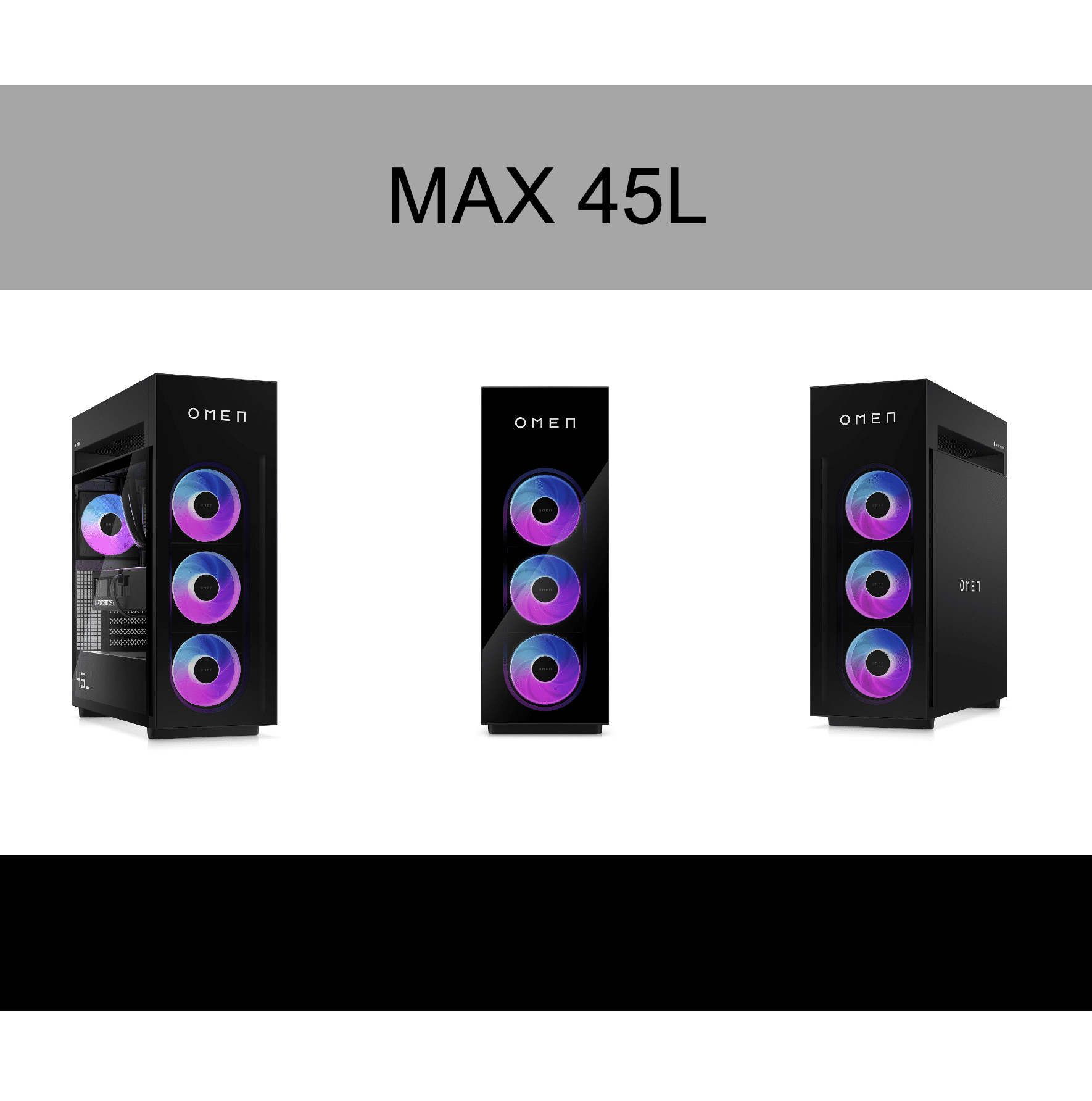 HP OMEN MAX 45L Gaming Desktop PC (AMD Ryzen 9 9900X3D, NVIDIA GeForce RTX 5090 32GB GDDR7, 128GB DDR5, 4TB PCIe SSD, RGB Fans, 360mm AIO, 1200W PSU, WiFi 7, Win 11 Pro) w/DKZ USB Port Expander