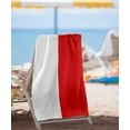 thumbnail image 2 of Polish Flag Beach Towel, 30"x60" Beach Towel, 2 of 6