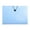 Blue, variant on A4 Accordion Style File Storage Pouch, 8-Pocket Large Capacity Test Paper and Receipt Organizer, Transparent Multi-Layer Office Folder, White
