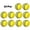 Yellow, variant on 10Pc Golf Swing Training Foam Balls Indoor Practice Rainbow Sponge Balls Yellow