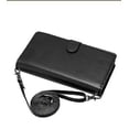 thumbnail image 2 of Funda tipo cartera de PU para Samsung A72 4G 5G con cordón, ranura para múltiples tarjetas, protección total, estilo retro, PU+TPU, 2 of 5