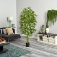 thumbnail image 6 of Nearly Natural 6' Bamboo Artificial Tree UV Resistant (Indoor/Outdoor), 6 of 7