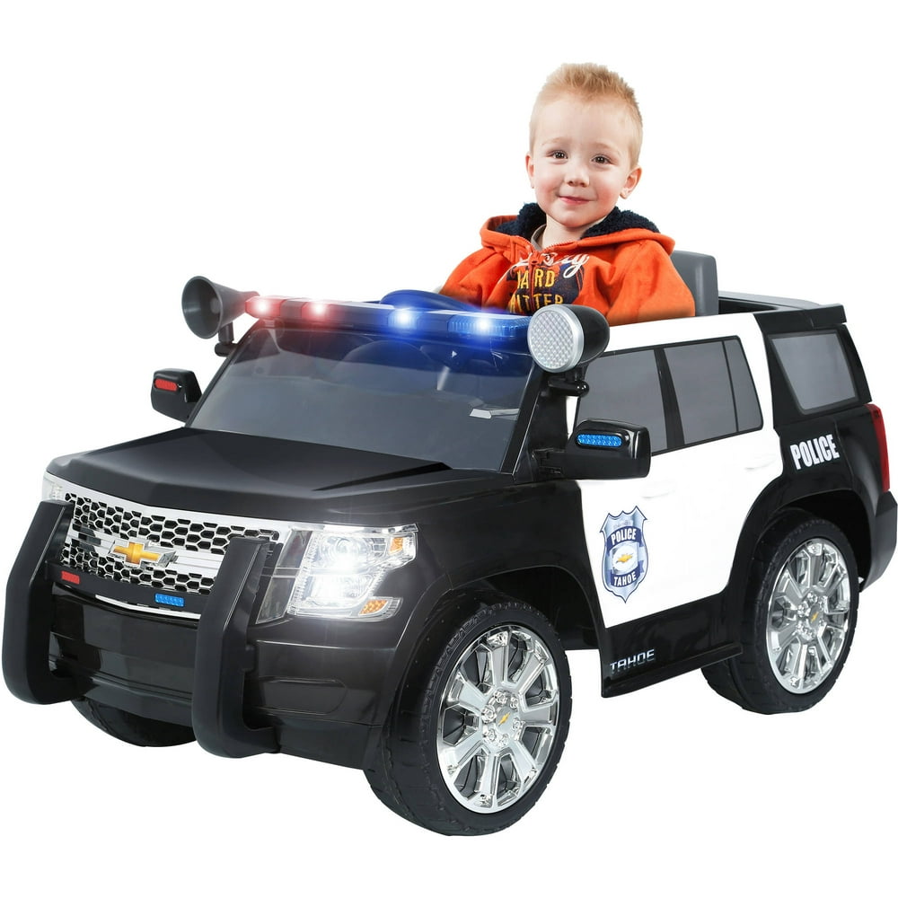 Rollplay Chevy Tahoe Police Suv 6 Volt Battery Powered Ride On