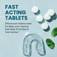 thumbnail image 6 of M3 Retainer Cleaner Overnight + Whitening, Mint Flavor 120 ct | Remove Stains, Discoloration, and Plaque | 4 Month Supply | Denture Cleanser with Whitening Boost, 6 of 12