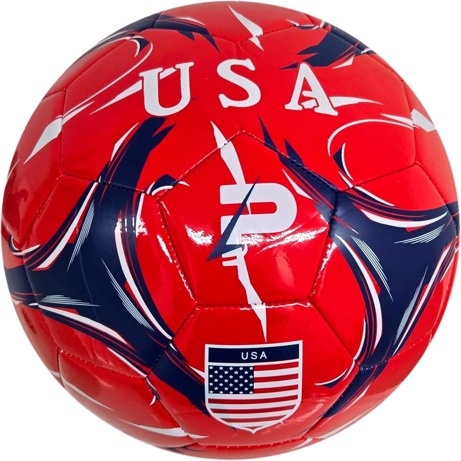 Umbro Tristar Size 5 Adult and Teen Soccer Ball, White/Blue/Pink