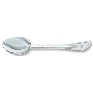 Long Metal Spoon Crestware 15"L Stainless Steel No Capacity Basting Spoon, Stainless Steel SD15 Long Stirring Spoon