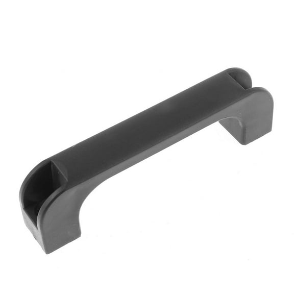 140mm Longueur T Fente Poignée de Porte en Plastique Noir pour Profil en Aluminium