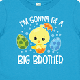 thumbnail image 4 of Inktastic Easter I'm Gonna Be a Big Brother with Green and Blue Eggs Boys Baby T-Shirt, 4 of 5