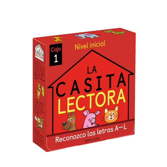 Phonics in Spanish - La Casita Lectora Caja 1: Reconozco Las Letras A-L (Nivel Inicial) / The Reading House Set 1: Lette, (Hardcover)