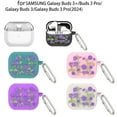 thumbnail image 2 of Soft Silicone Protective Case for 2024 Galaxy Buds 3+/Pro/3/3 pro Wireless Earbuds Cute Protective Silicone Case Cover Protective Cover with Carabiner, 2 of 11