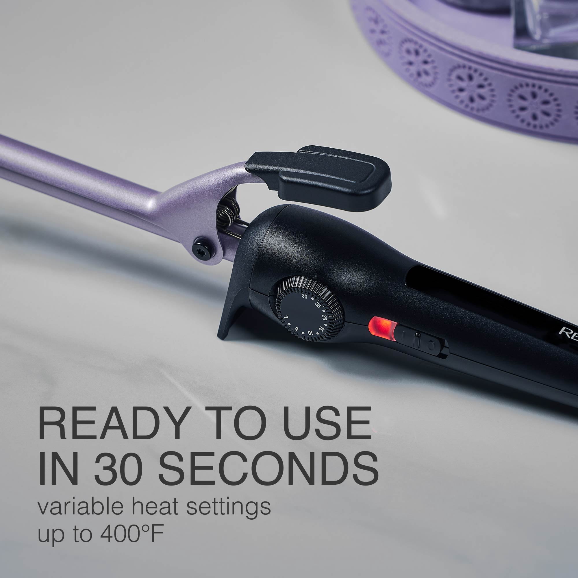 Remington Anti-Static ½-Inch Curling Iron with Titanium Ceramic Barrel, Fast Heat-Up, Auto Shut-Off, CI5413NA