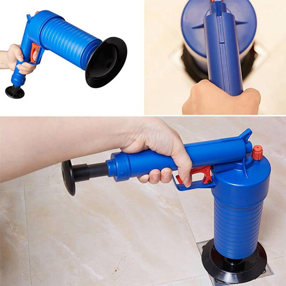 Raburt Toilet Blaster Mini Air Drain Blaster Sink Plunger Air Power Toilet Plunger Manual Pump Cleaner 