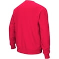 thumbnail image 3 of Men's Colosseum Red Maryland Terrapins Arch & Logo Crew Neck Sweatshirt, 3 of 5