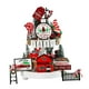 thumbnail image 3 of 17 piezas de centros de mesa navideños, letreros navideños, bandeja escalonada, conjunto de decoraciones, letreros de mesa de granja, 3 of 9