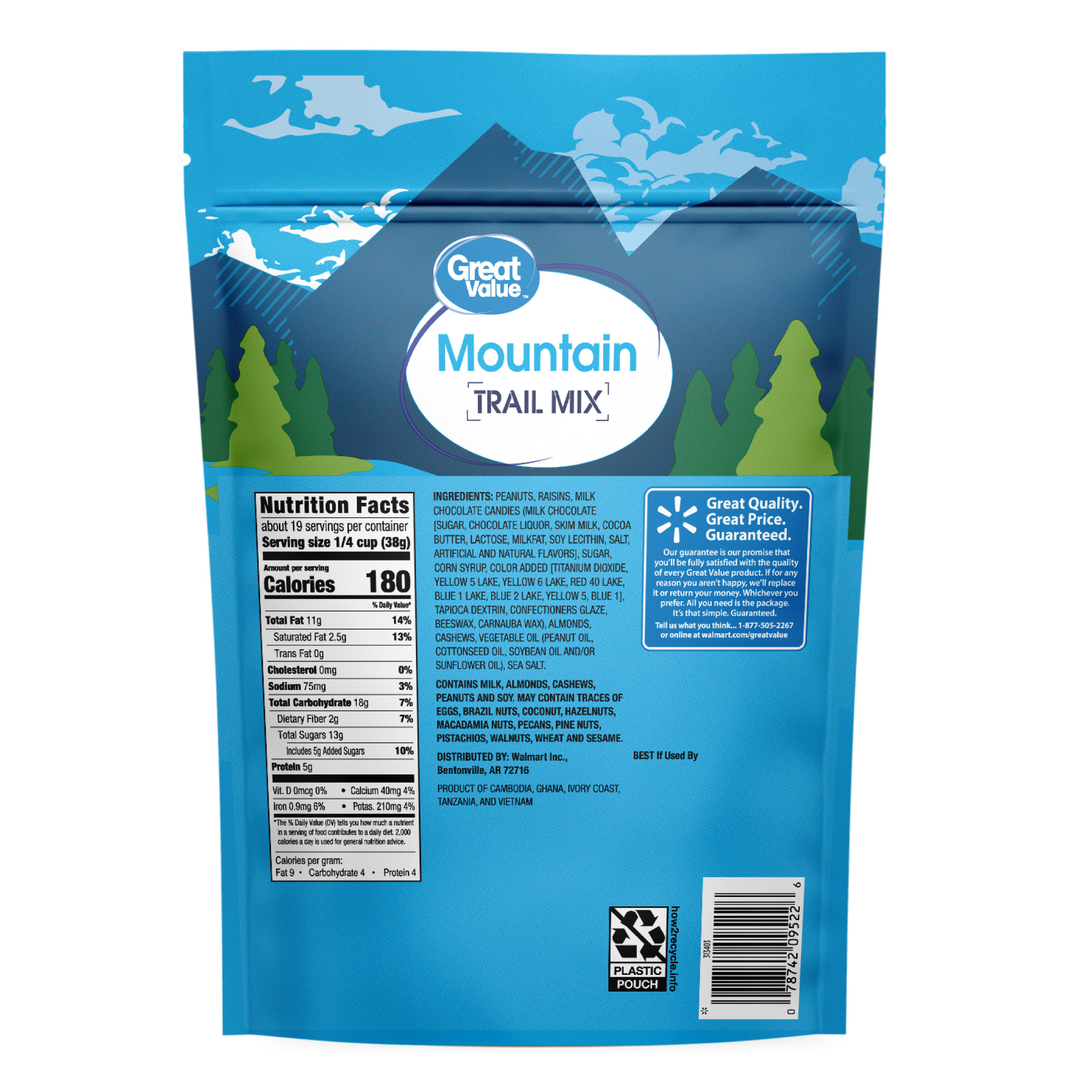 Great Value Mountain Trail Mix, 26 oz - image 2 of 6