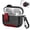 Black Red, variant on For AirPods Pro 3 Leather Texture Wireless Earphones Case with Hook & Holder For AirPods Pro 3