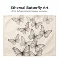 thumbnail image 2 of HUANGLE Tapestry, White Butterflies Insect Pattern Wall Tapestry, High-Quality Polyester Large Tapestry, Beautiful Bedroom And Office Decor, 60x40Inch, 2 of 9