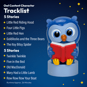 Luna Storytime Projector Machine Starter Set 5 Stories & 5 Songs, Toddler Toy Gift for Ages 3+