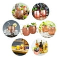 thumbnail image 5 of Moscow Mule Mug 550ml  Pure Copper Cocktail Cup for Bartenders, Home Bar, Whiskey, Vodka, Beer, Chilled Drinks, Party Gift, 5 of 8